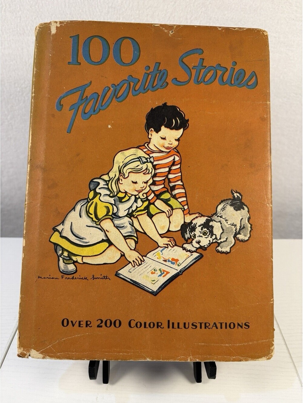 100 Favorite Stories 1946 John Martin’s House Vintage Childrens Book Illustrated